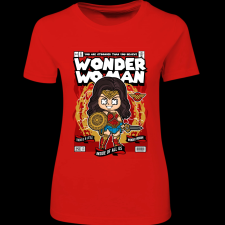 Createyou Wonder Woman - Női - Piros - L női póló