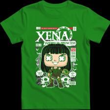 Createyou Xena - Gyermek - Zöld - XS gyerek póló