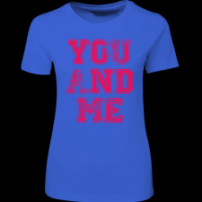 Createyou You and Me - Női , Királykék , S női póló
