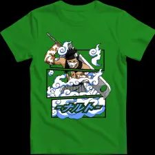 Createyou Zabuza Momochi - Gyermek - Zöld - M gyerek póló