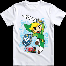 Createyou Zelda Spirit Track - Link - Férfi - Fehér - XL