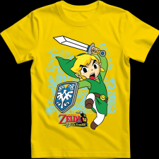 Createyou Zelda Spirit Track - Link - Férfi - Sárga - M férfi póló