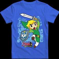 Createyou Zelda Spirit Track - Link - Gyermek - Királykék - XL