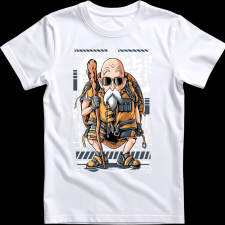 Createyou Zseniális Teknős 2 - Férfi - Fehér - 3XL férfi póló