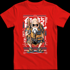 Createyou Zseniális Teknős 2 - Férfi - Piros - 2XL