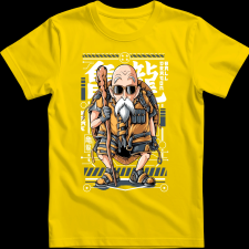 Createyou Zseniális Teknős 2 - Férfi - Sárga - 3XL férfi póló