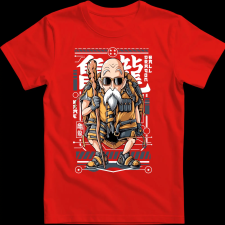 Createyou Zseniális Teknős 2 - Gyermek - Piros - XL gyerek póló