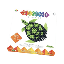 CreativaMente Creagami - 3D origami készlet, Teknős (mini) társasjáték