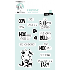 Creative Craftlab Holy cow Friendz Szilikonbélyegző CCL Clear Stamp 1 csomag bélyegző