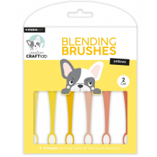 Creative Craftlab Yellows Blender ecset CCL Blending brushes 2 cm 6 db ecset