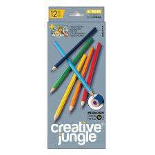 Creative Jungle Színes ceruza creative jungle grey hatszöglet&#369; 12 db/készlet aba0241a színes ceruza