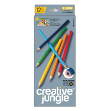 Creative Jungle Színes ceruza creative jungle grey hatszögletű 12 db/készlet aba0241a színes ceruza
