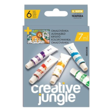 Creative Jungle Tempera CREATIVE JUNGLE 7ml 6 szín/készlet tempera