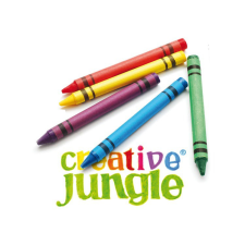 Creative Jungle Zsírkréta creative jungle kerek hegyezett 12 szín&#369; cfa2453 kréta