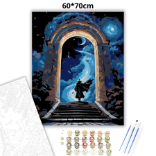 Creative Land Kft Az égi átjáró - számfestő készlet – 60×70 cm (Keretre feszítve) kreatív és készségfejlesztő