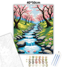 Creative Land Kft Csordogáló patak - számfestő készlet kreatív és készségfejlesztő