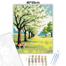 Creative Land Kft Derűs virágzó fasor - számfestő készlet kreatív és készségfejlesztő