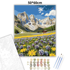 Creative Land Kft Dolomiti csúcsok - számfestő készlet – 50×60 cm (Keret nélkül) kreatív és készségfejlesztő