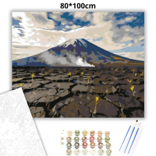 Creative Land Kft Etna látképe - számfestő készlet – 80×100 cm (Keret nélkül) kreatív és készségfejlesztő