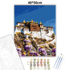 Creative Land Kft Fenséges Potala-palota - számfestő készlet – 40×50 cm (Keretre feszítve) kreatív és készségfejlesztő