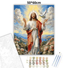 Creative Land Kft Fénylő feltámadás - számfestő készlet – 50×60 cm (Keretre feszítve) kreatív és készségfejlesztő