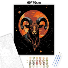 Creative Land Kft Harcias kos tekintet - számfestő készlet – 60×70 cm (Keretre feszítve) kreatív és készségfejlesztő