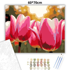 Creative Land Kft Harmatcseppes tulipánok - számfestő készlet – 60×70 cm (Keret nélkül) kreatív és készségfejlesztő
