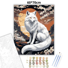 Creative Land Kft Holdfényes rókaszellem - számfestő készlet – 60×70 cm (Keretre feszítve) kreatív és készségfejlesztő