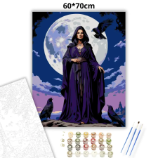 Creative Land Kft Hollószem - számfestő készlet – 60×70 cm (Keretre feszítve) kreatív és készségfejlesztő