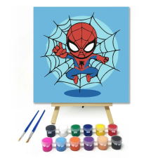 Creative Land Kft Kalandos pókhálós hős - gyerek számfestő készlet kreatív és készségfejlesztő
