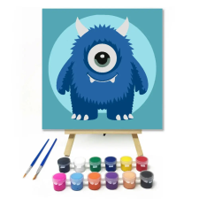 Creative Land Kft Kedves szörnyecske mosolya - gyerek számfestő készlet kreatív és készségfejlesztő