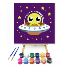 Creative Land Kft Kíváncsi kis idegen - gyerek számfestő készlet kreatív és készségfejlesztő