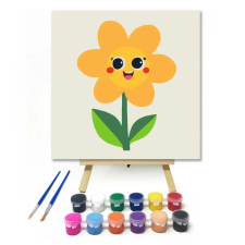 Creative Land Kft Mosolygós napraforgó - gyerek számfestő készlet kreatív és készségfejlesztő