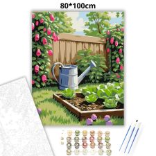 Creative Land Kft Napsütötte locsolókanna - számfestő készlet – 80×100 cm (Keret nélkül) kreatív és készségfejlesztő