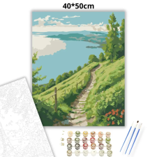 Creative Land Kft Nyugalmas domboldal - számfestő készlet kreatív és készségfejlesztő