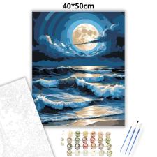 Creative Land Kft Nyugtalan óceán - számfestő készlet kreatív és készségfejlesztő