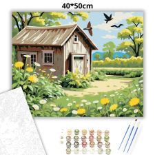 Creative Land Kft Régi pajta - számfestő készlet kreatív és készségfejlesztő