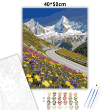 Creative Land Kft Vadvirágos szerpentin - számfestő készlet kreatív és készségfejlesztő