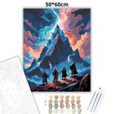 Creative Land Kft Varázslók hegye - számfestő készlet – 50×60 cm (Keret nélkül) kreatív és készségfejlesztő