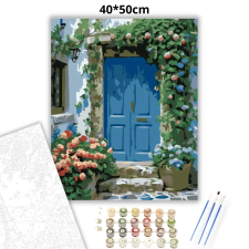 Creative Land Kft Virágos bejárat - számfestő készlet kreatív és készségfejlesztő