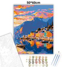 Creative Land Kft Vízparti tükröződés - számfestő készlet – 50×60 cm (Keret nélkül) kreatív és készségfejlesztő