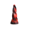 Creature Cocks Hell Kiss - csavart szilikon dildó - 19cm (piros)