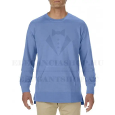  CREWNECK zsebes férfi pamut pulóver