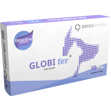 Crida Pharm Globifer rágótabletta kutyáknak és macskáknak (30 tabletta) vitamin, táplálékkiegészítő kutyáknak