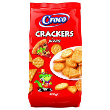 Croco pizza ízű kréker 400 g csokoládé és édesség