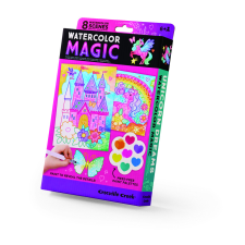 Crocodille Creek Varázslatos akvarell / Egyszarvú álmok (display kiszerelés) - Crocodile Creek kreatív és készségfejlesztő