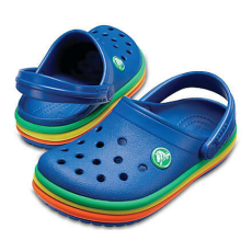 CROCS CB Rainbow Band Clog gyerek papucs 23-24