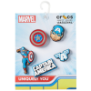 CROCS Cipő kiegészítők Captain America 5Pck Sokszínű Egy méret