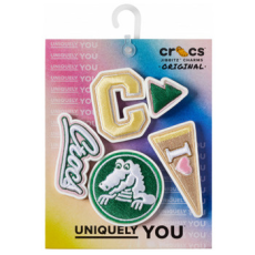 CROCS Cipő kiegészítők JIBBITZ Crocs Varsity Patch 5 Pack Sokszínű Egy méret