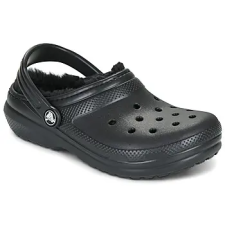 CROCS Klumpák Classic Lined Clog K Fekete 33 / 34 gyerek papucs, mamusz